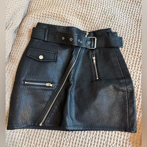 Leather skirt